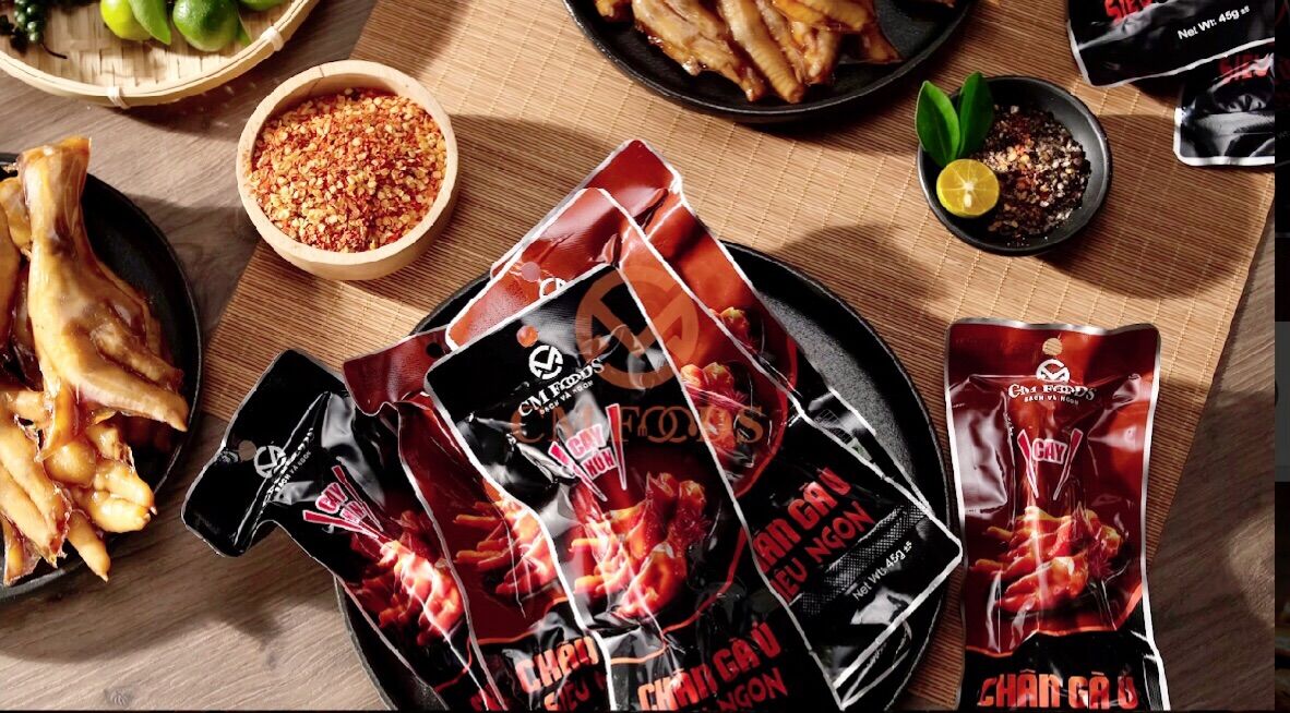 Combo 20 gói chân gà ớt cay 33gr
