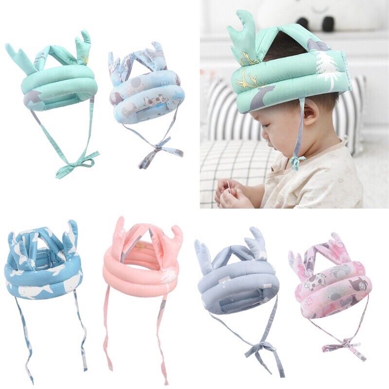 Mũ bảo vệ đầu cho bé tập đi - tập bò - tập đi xe cho bé trai - bé gái - trẻ sơ sinh - nón bảo hiểm - mũ đội đầu