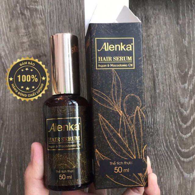 TINH DẦU SERUM DƯỠNG TÓC VÀ GIỮ NẾP TÓC ALENKA 50ml