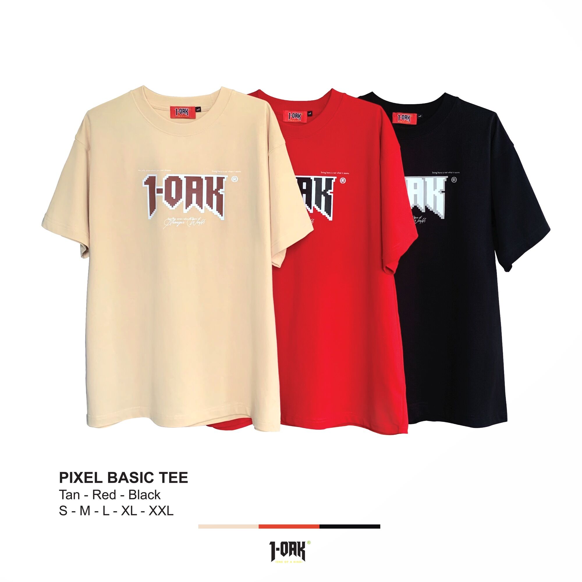 PIXEL BASIC TEE - ÁO THUN BASIC 1OAK