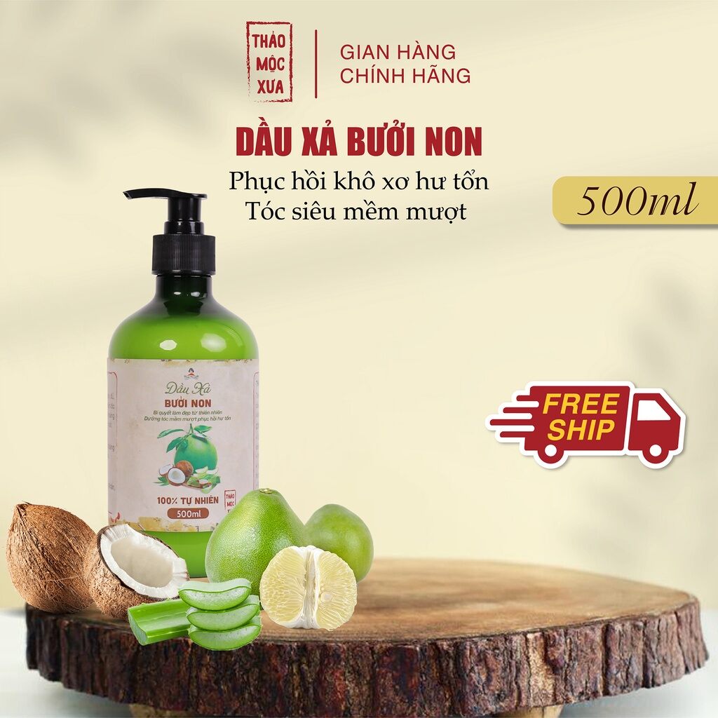 COMBO 3 Chai [ GỘI XÃ KÈM XỊT TÓC ] THẢO MỘC XƯA 500ML