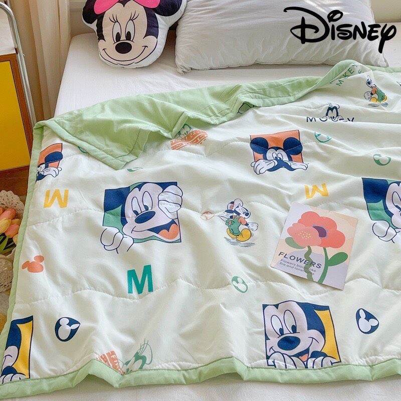 Chăn đũi hoạ tiết hoạt hình Disney cute cho bé 1m1 * 1m5