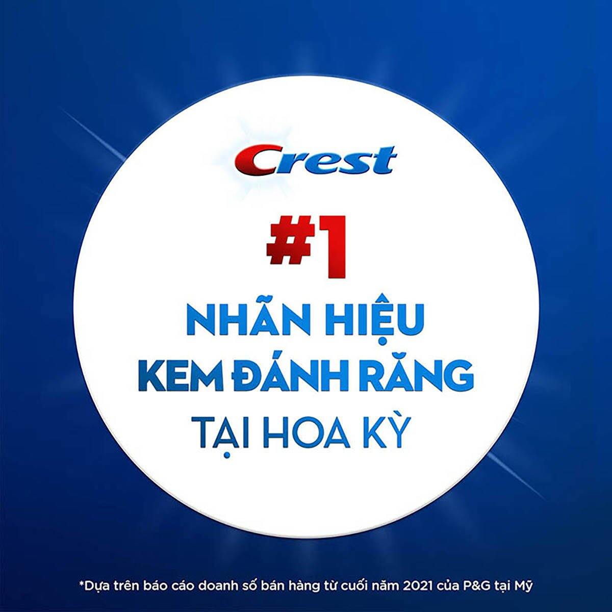 Kem Đánh Răng CREST Nhập Khẩu Mỹ 3D White Radiant Mint/ Advanced Charcoal Tuýp 93G