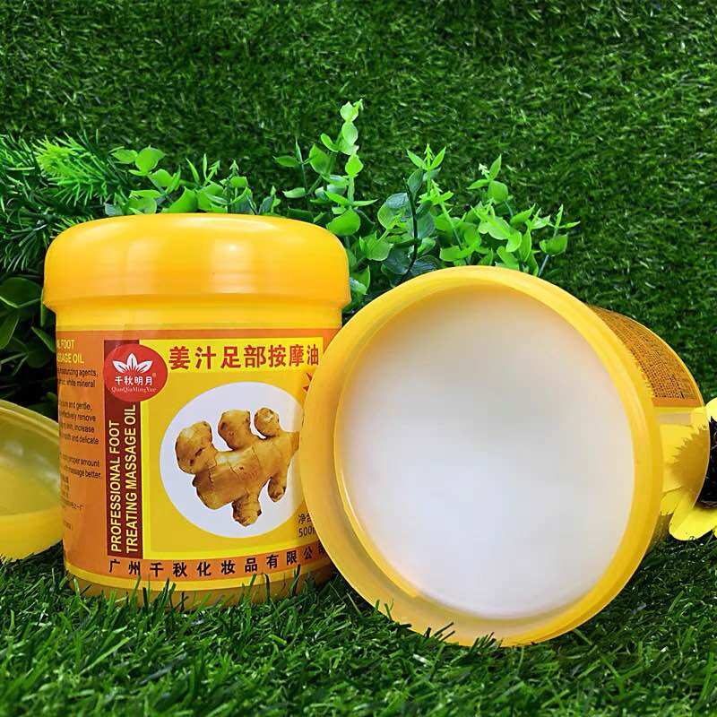 Kem massage chân chiết xuất từ gừng 320g, Kem Massage Chân Chuyên Dụng Spa, Dùng Cả Body Mùi Thơm Gừng Nhẹ