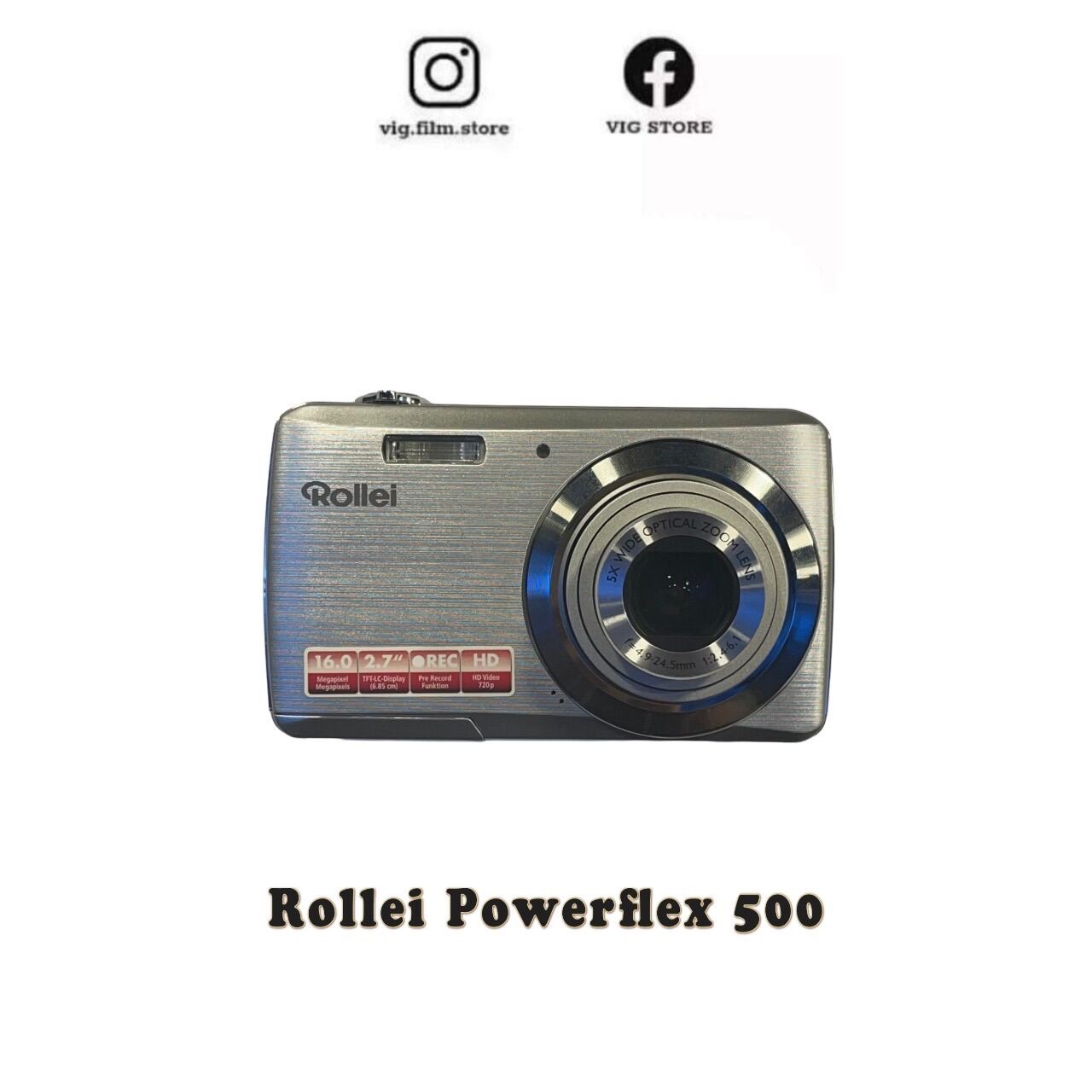 Máy ảnh kỹ thuật số Rollei Powerflex 500 thumbnail