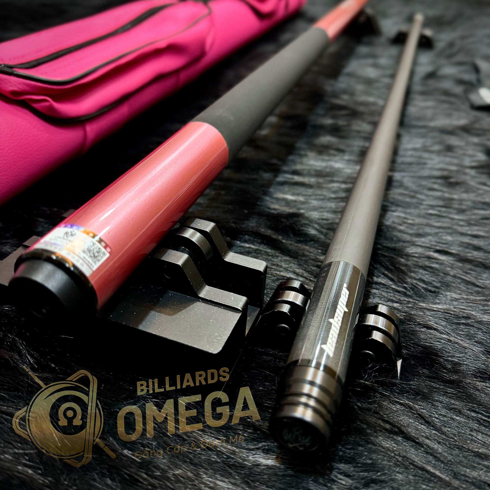 Combo Cơ/Gậy Bida Lỗ/Pool Ngọn Full Cacbon Leadsuper (Tặng Kèm Bao Cơ, Găng Tay Và Lơ)