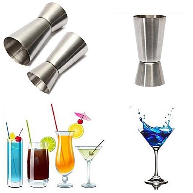 Ly Đong Nước Pha Chế  Chất Liệu Inox Nhiều Cỡ Tiện Dụng