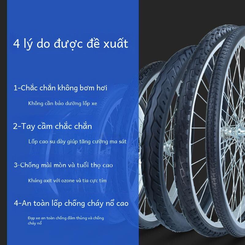 Lốp Xe Đạp Đế Cứng 2023C 12/14/16/18/20/22/ Phụ Kiện Xe Đạp Ngoài Trời Thiết Bị Thể Thao Và Giải Trí
