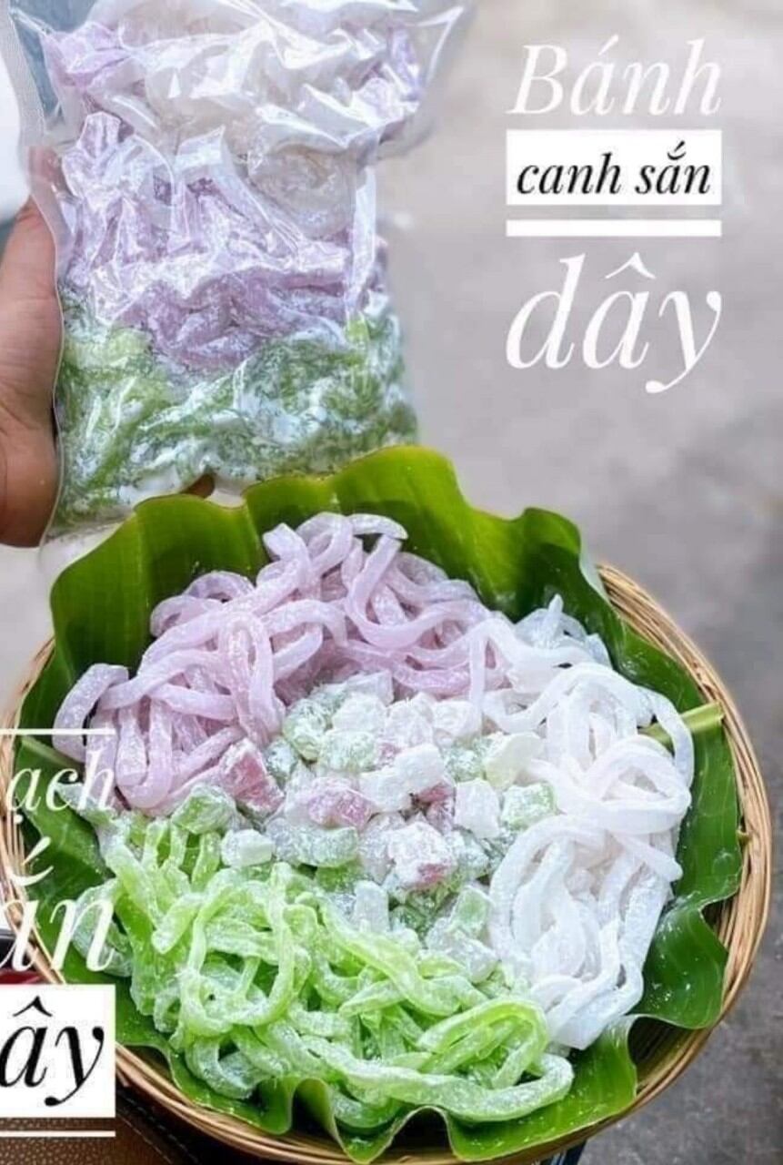 1kg mix thạch sắn dây viên và sợi nấu chè,trà sữa bao ngon