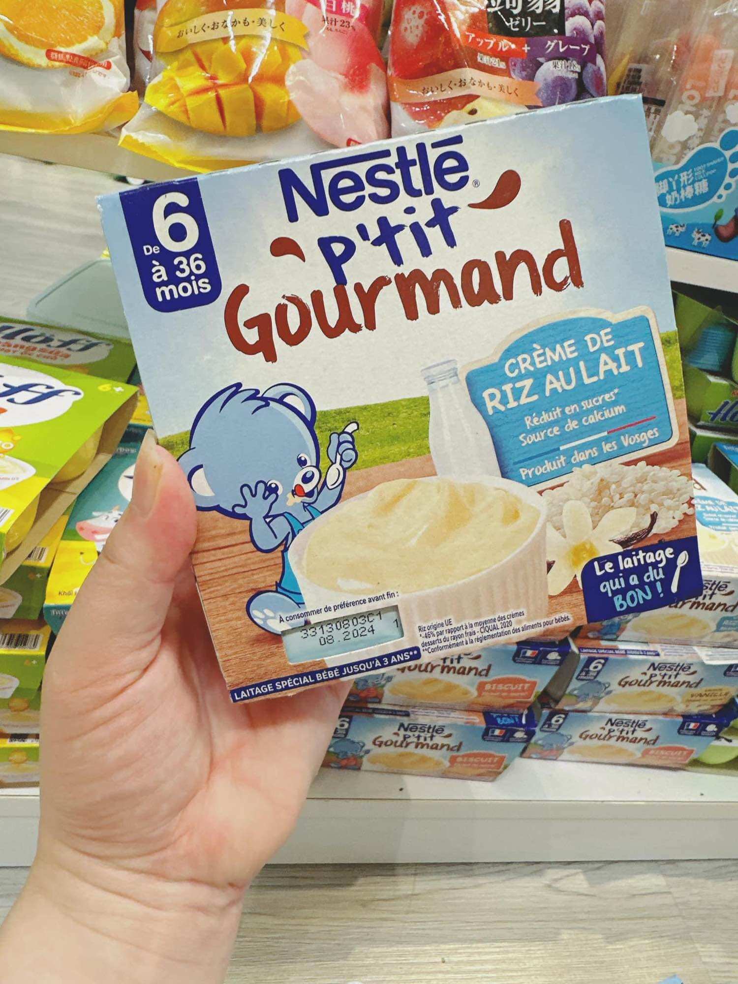 [Date 2026] Váng sữa nguội Nestle Pháp cho bé từ 6m (không cần bảo quản lạnh)