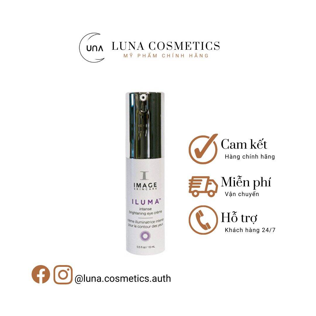 Kem mắt iluma image khắc phục thân quầng mắt và bọng mắt image iluma intense brightening eye creme