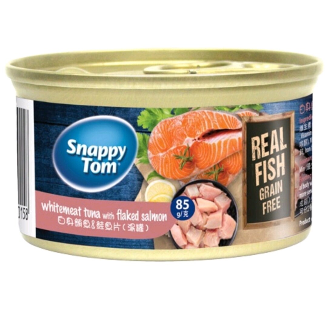 Pate Snappy Tom Premium-Pate Cho Mèo Mọi Lứa Tuổi (Lon 85g)