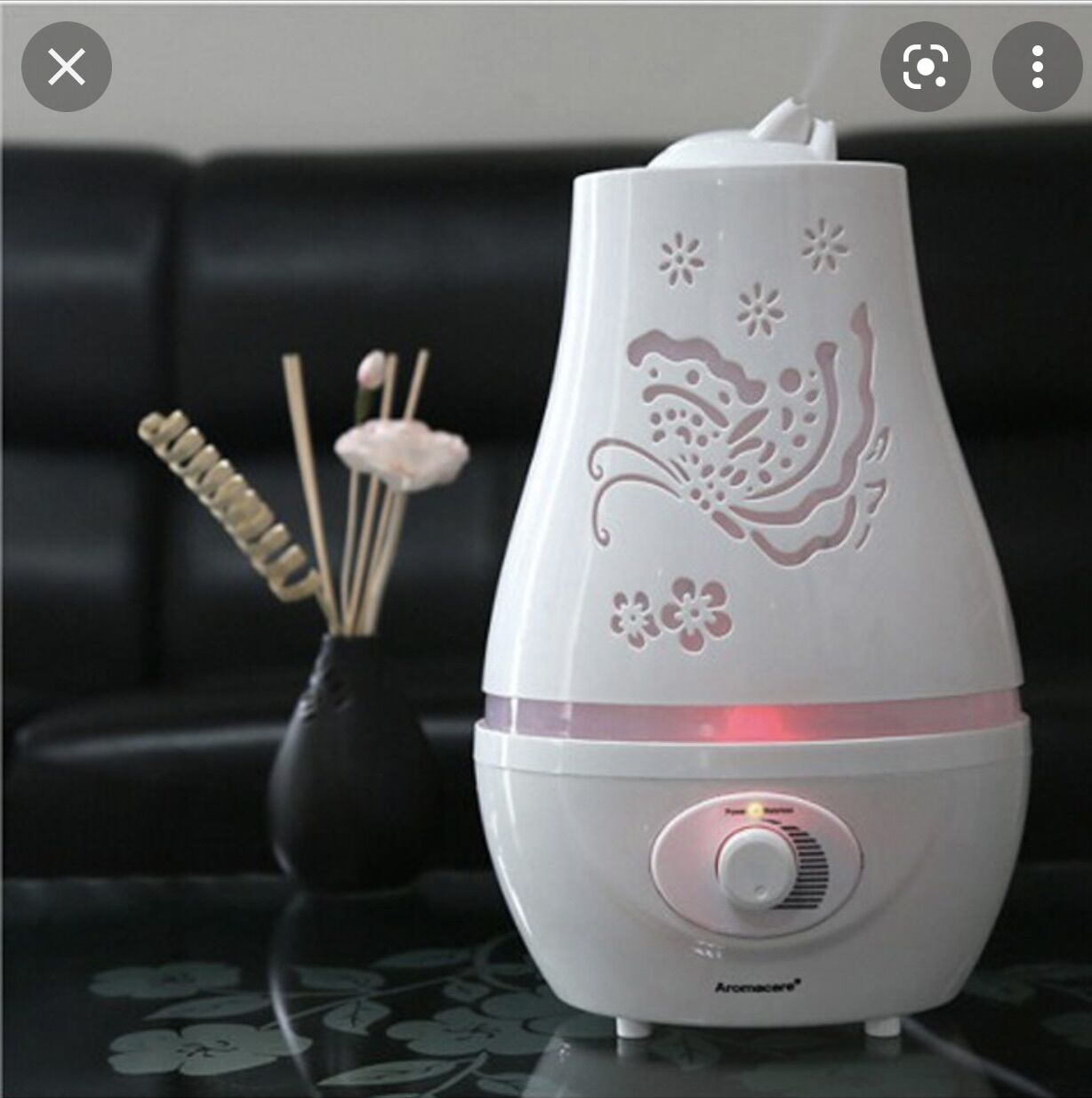 Máy Xông Tinh Dầu Hồ Điệp Đáy Tròn 2200ml