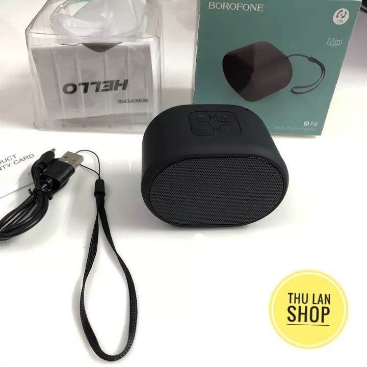 Loa bluetooth borofone BP4/loa bluetooth pin trâu/loa bluetooth borofone fullbox tặng móc treo