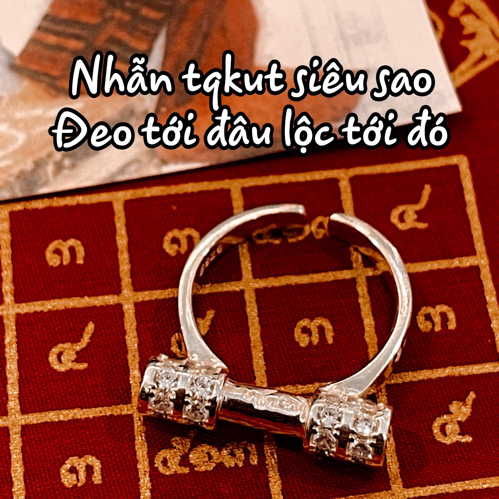 Nhẫn takut siêu sao bạc 925