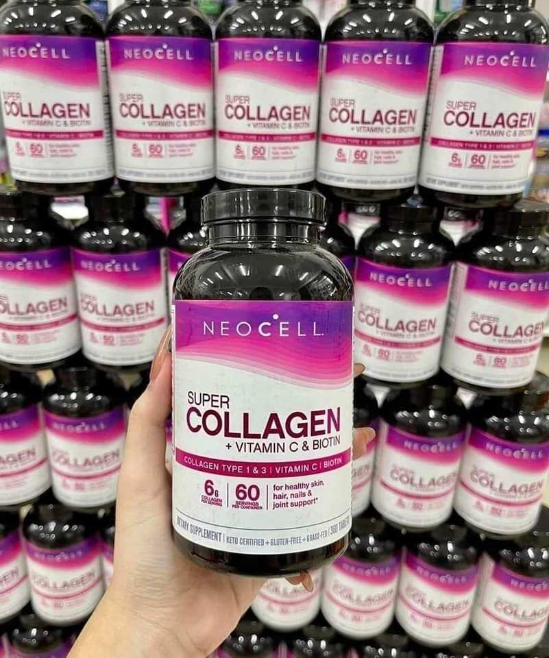 Viên Uống Bổ Sung Collagen Neocell Mỹ Trẻ Hoá Da,Căng Bóng,Săn Chắc