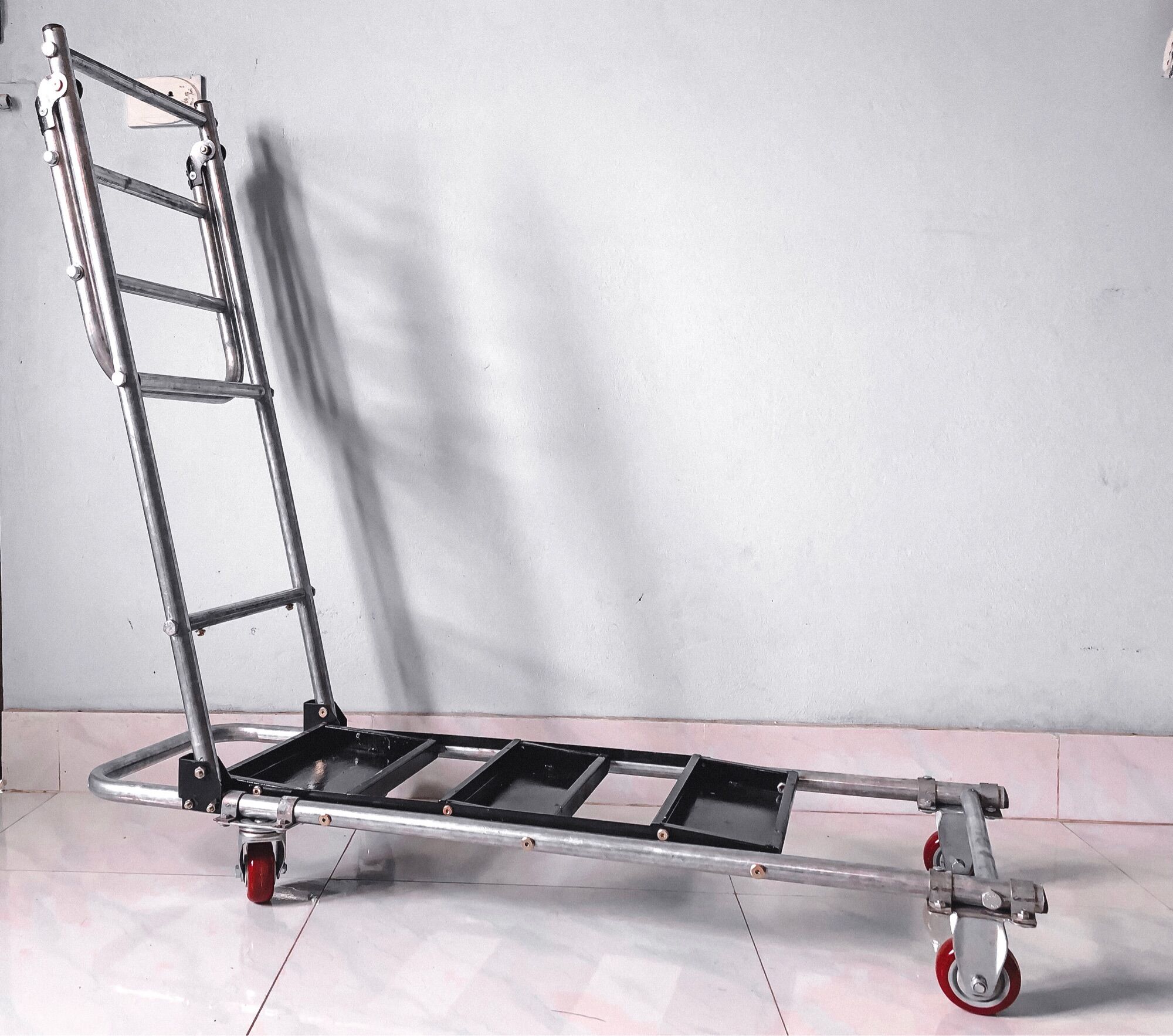 Xe đẩy đa năng, xe đẩy thang 3 bậc 4in1