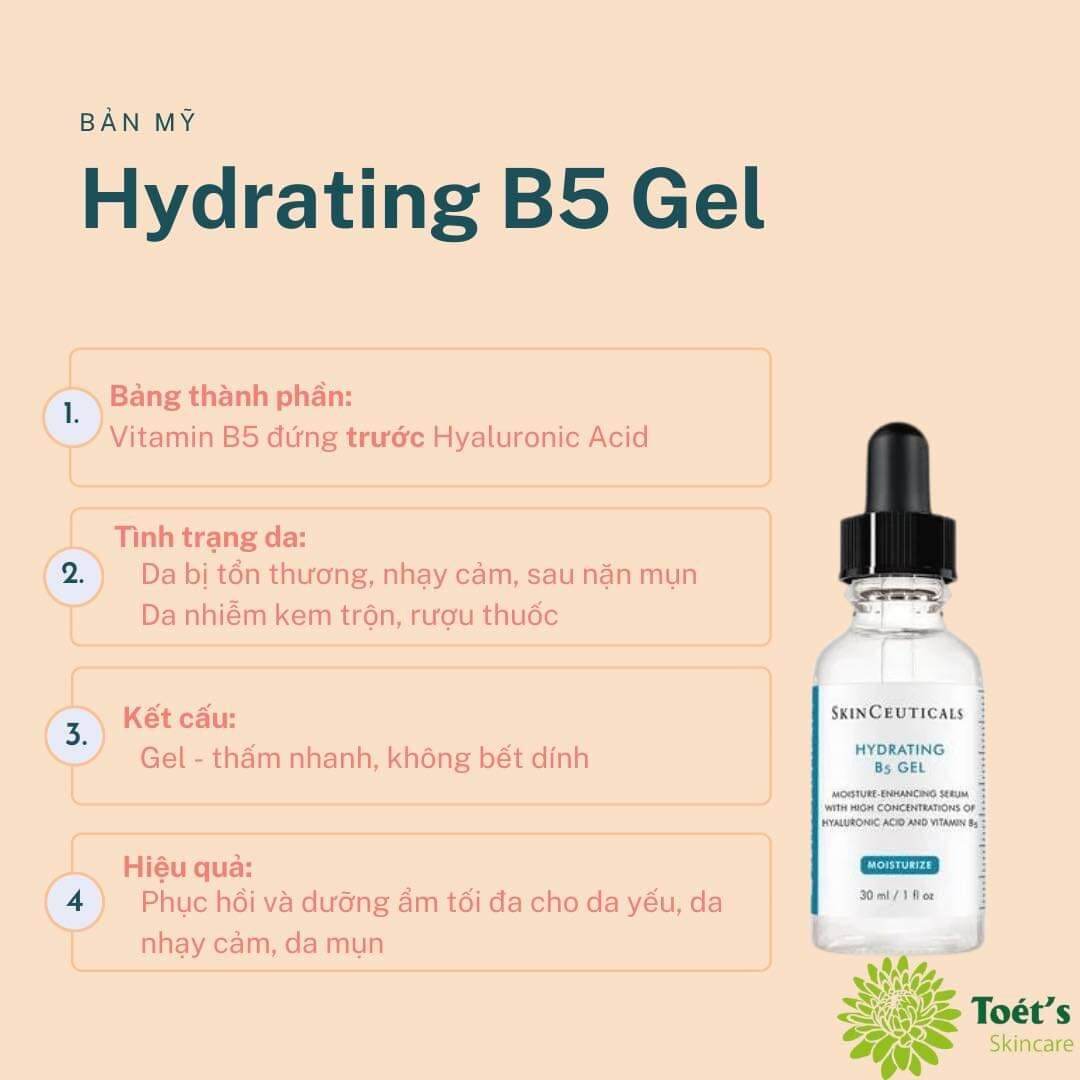 [Hcm]Gel Dưỡng Ẩm - Skinceuticals Hydrating B5 Gel 30Ml