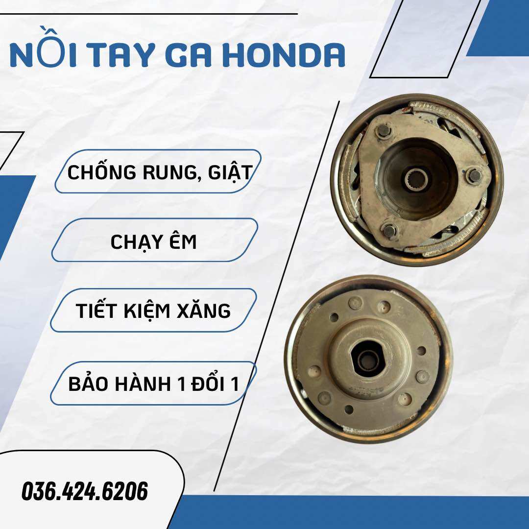 Nồi sau tay ga cho các dòng xe Honda (SH, AB, LEAD, Vario, Click, PCX, ADV....)