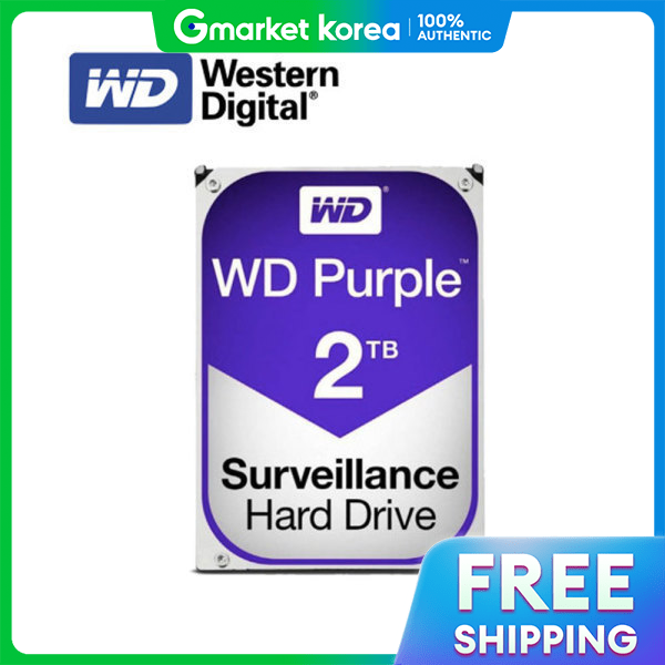 WD | Wd Purple 2Tb Hard Disk Drive Cctv Storage Device for Dvr Giá 5,586,750 Đồng*Miễn phí vận chuyển