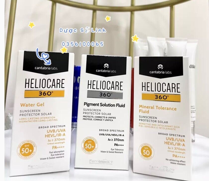 Kem Chống Nắng Heliocare 360 Pigment Solution Fluid SPF 50 (50ml) thumbnail