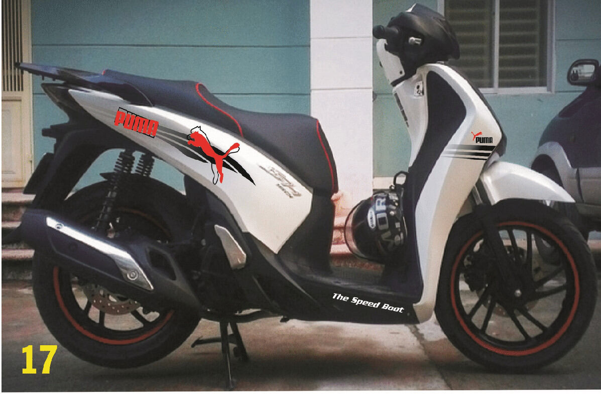 Tem xe sh- mẫu tem rời puma - tem rời 3 lớp không bay màu