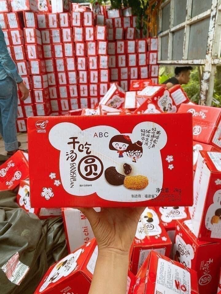 Bánh mochi thùng đỏ 2 kí - bánh mochi cô gái thùng đỏ - bánh mochi đài loan thùng đỏ 2 kg