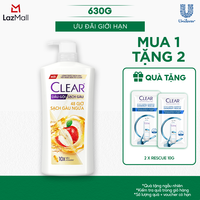 Dầu gội Clear 48 Giờ Sạch Gàu Ngứa 630g