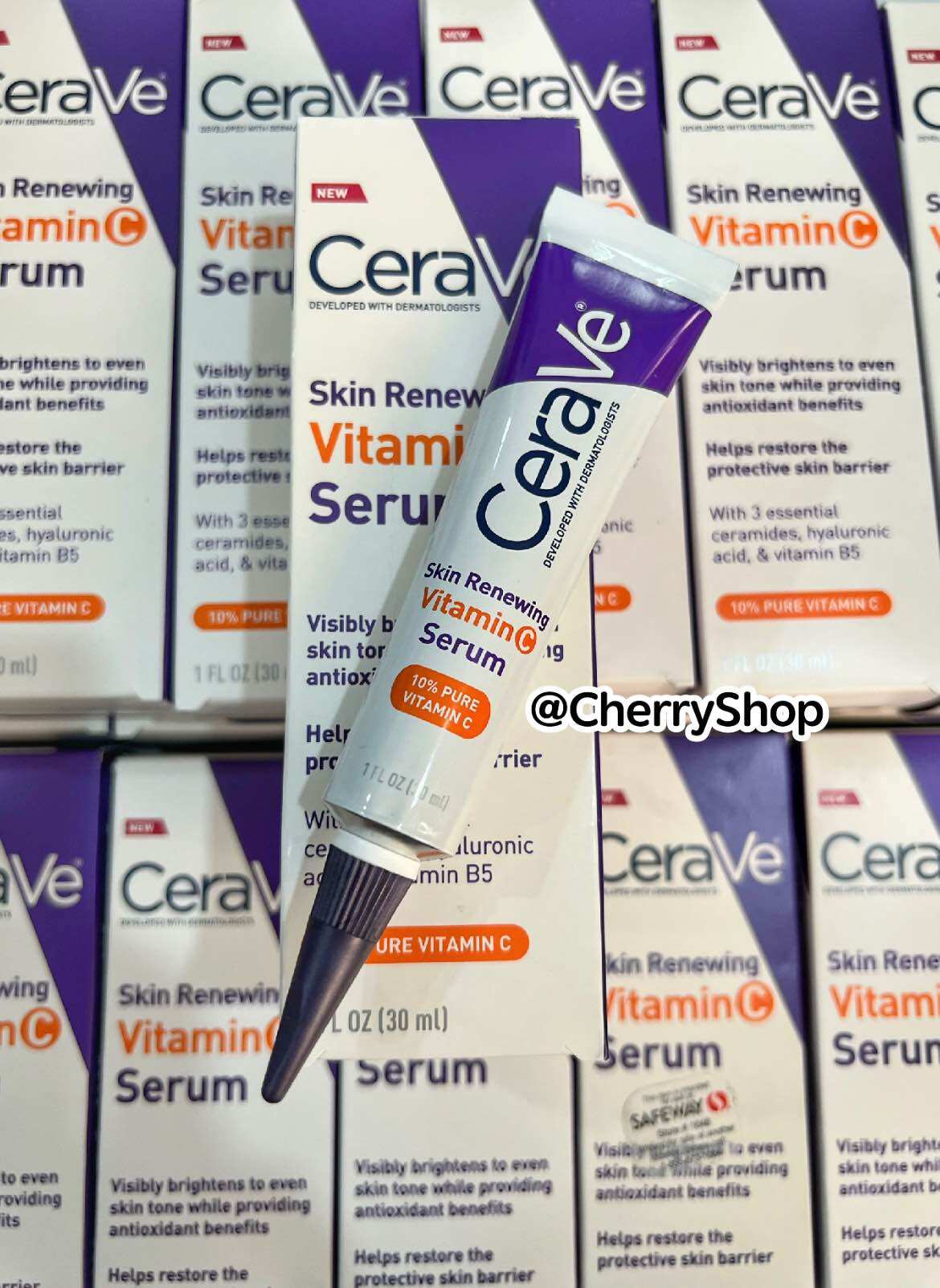 Tinh chất sáng da mờ thâm Cerave Skin Renewing 10% Vitamin C (30ml)