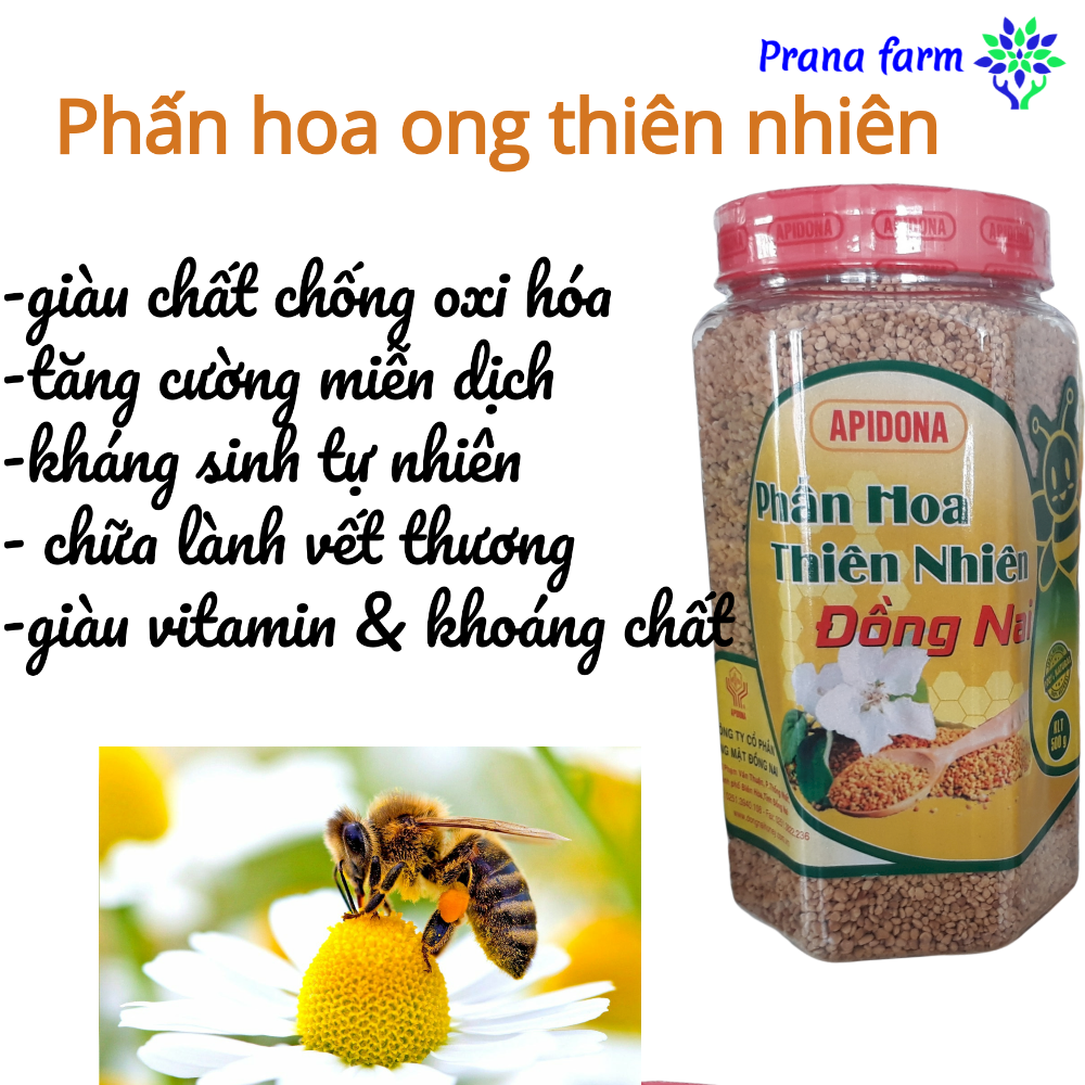 Phấn hoa ong thiên nhiên 100% bee pollen, ambrosia