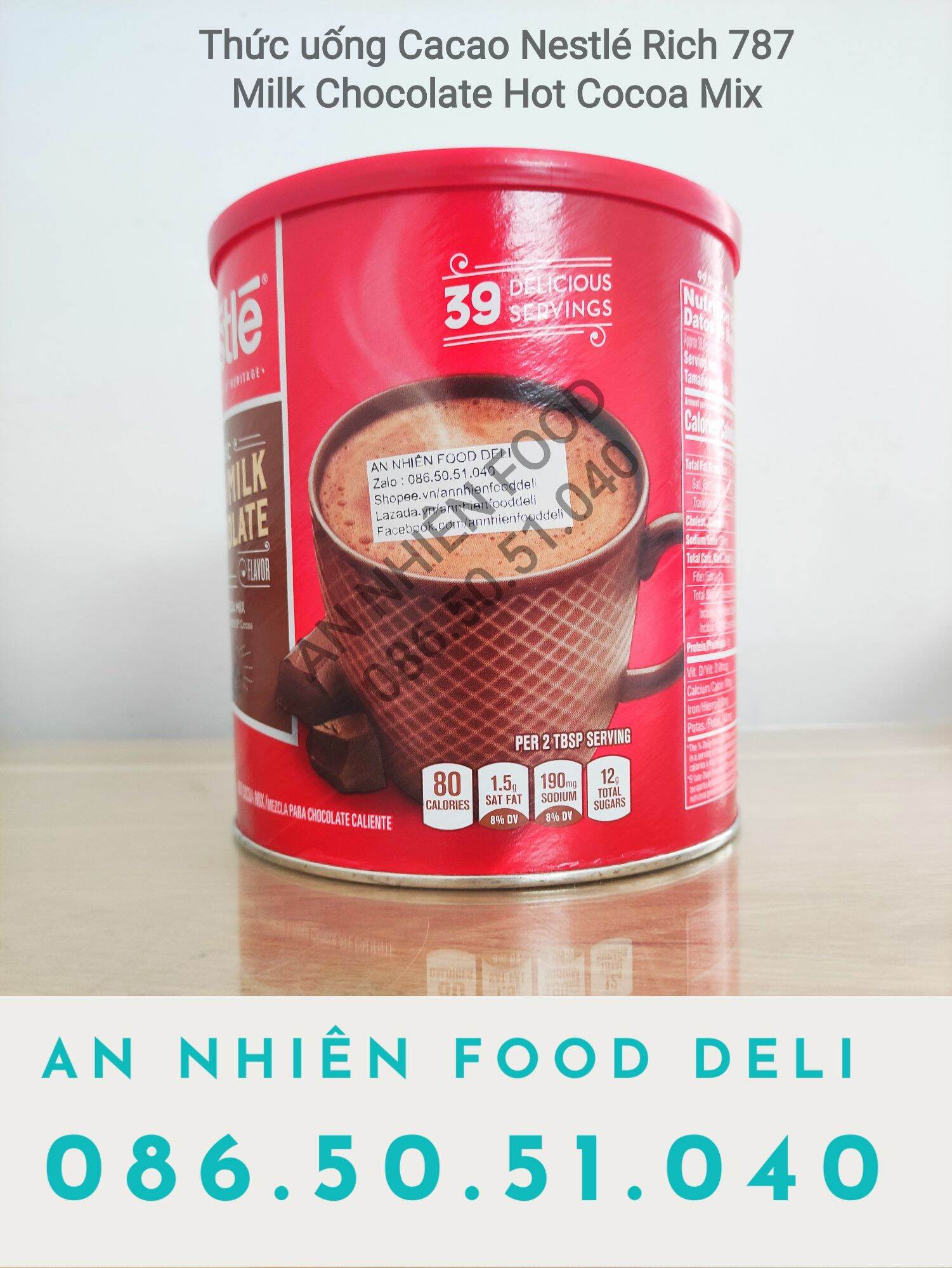 Bột Pha Socola Sữa Nestlé Thức uống Chocolate Milk Rich