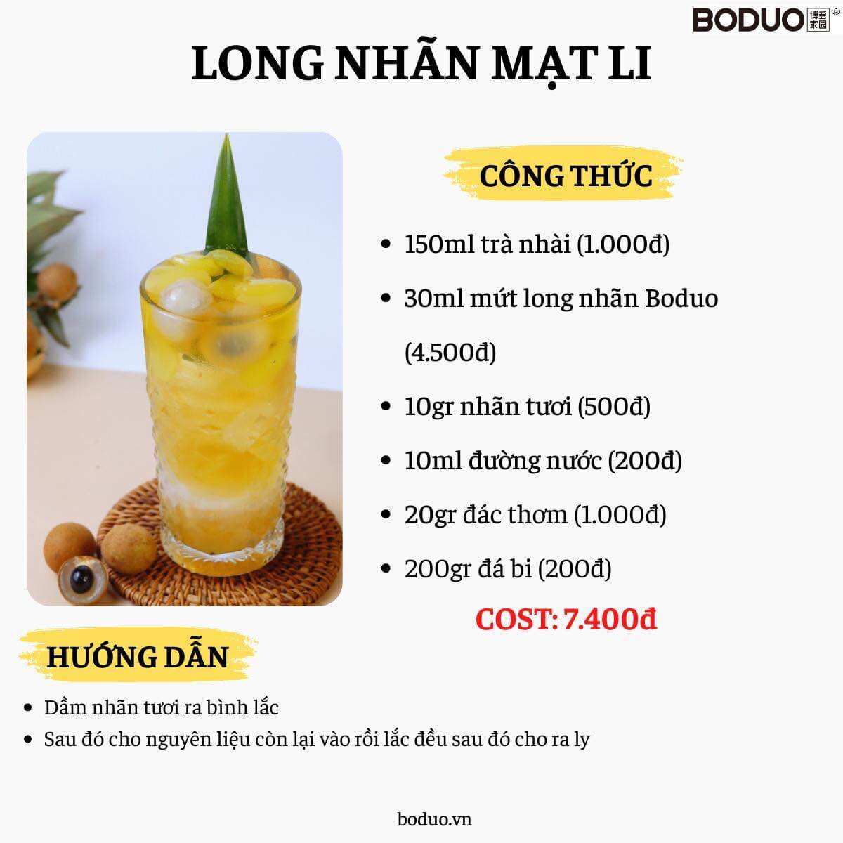 Mứt nhãn Boduo túi 1kg
