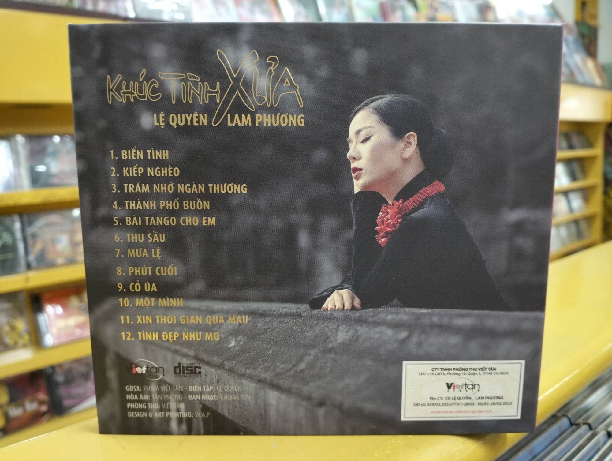 Đĩa CD Lệ Quyên - Lam Phương