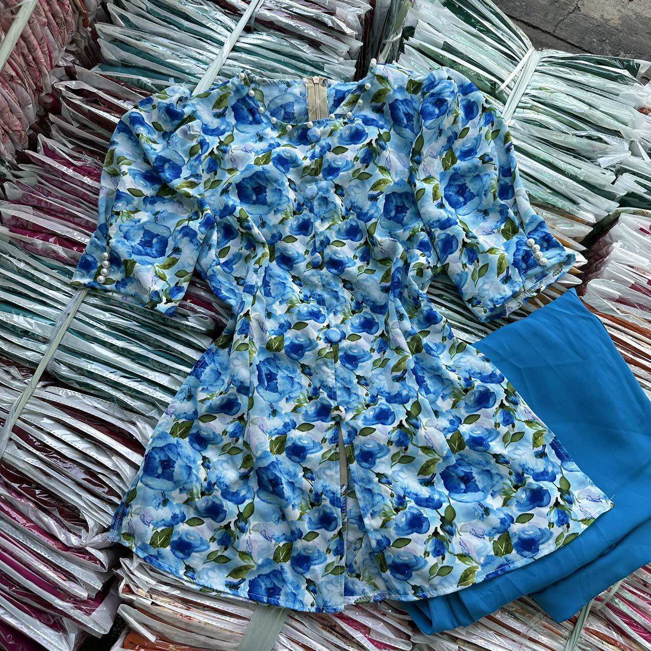 Đồ Lam Đi Chùa Lụa Đẹp Cao Cấp Trang Nhã