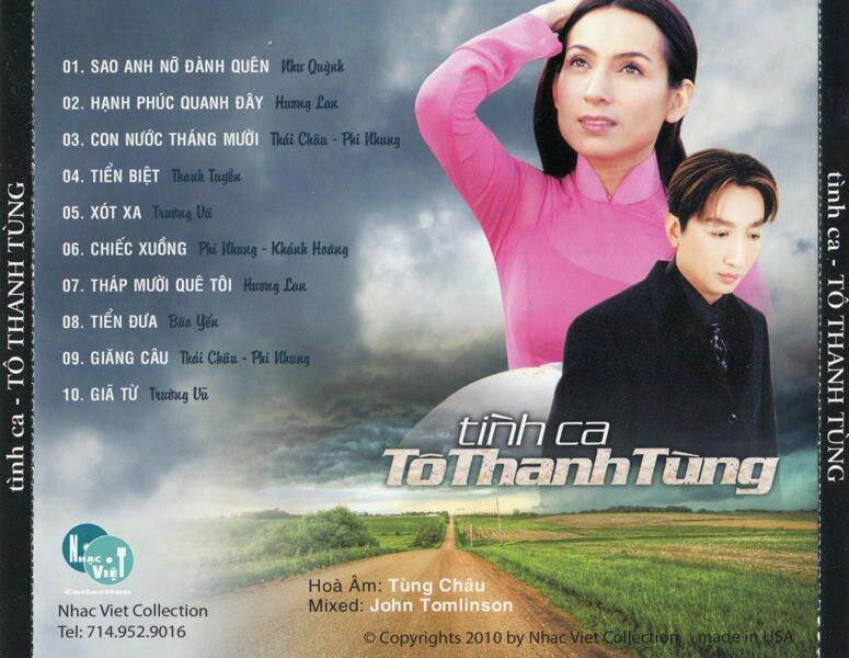 [MDCD] Bộ 2 Đĩa CD Nhạc Tô Thanh Tùng