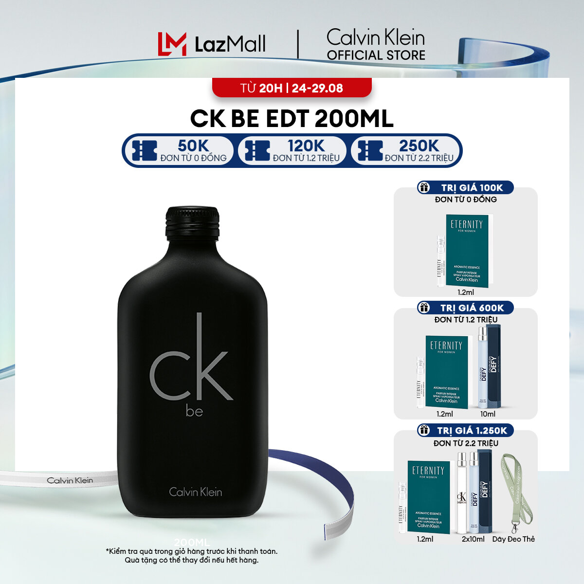 Nước hoa nam nữ calvin klein ck be edt 200ml