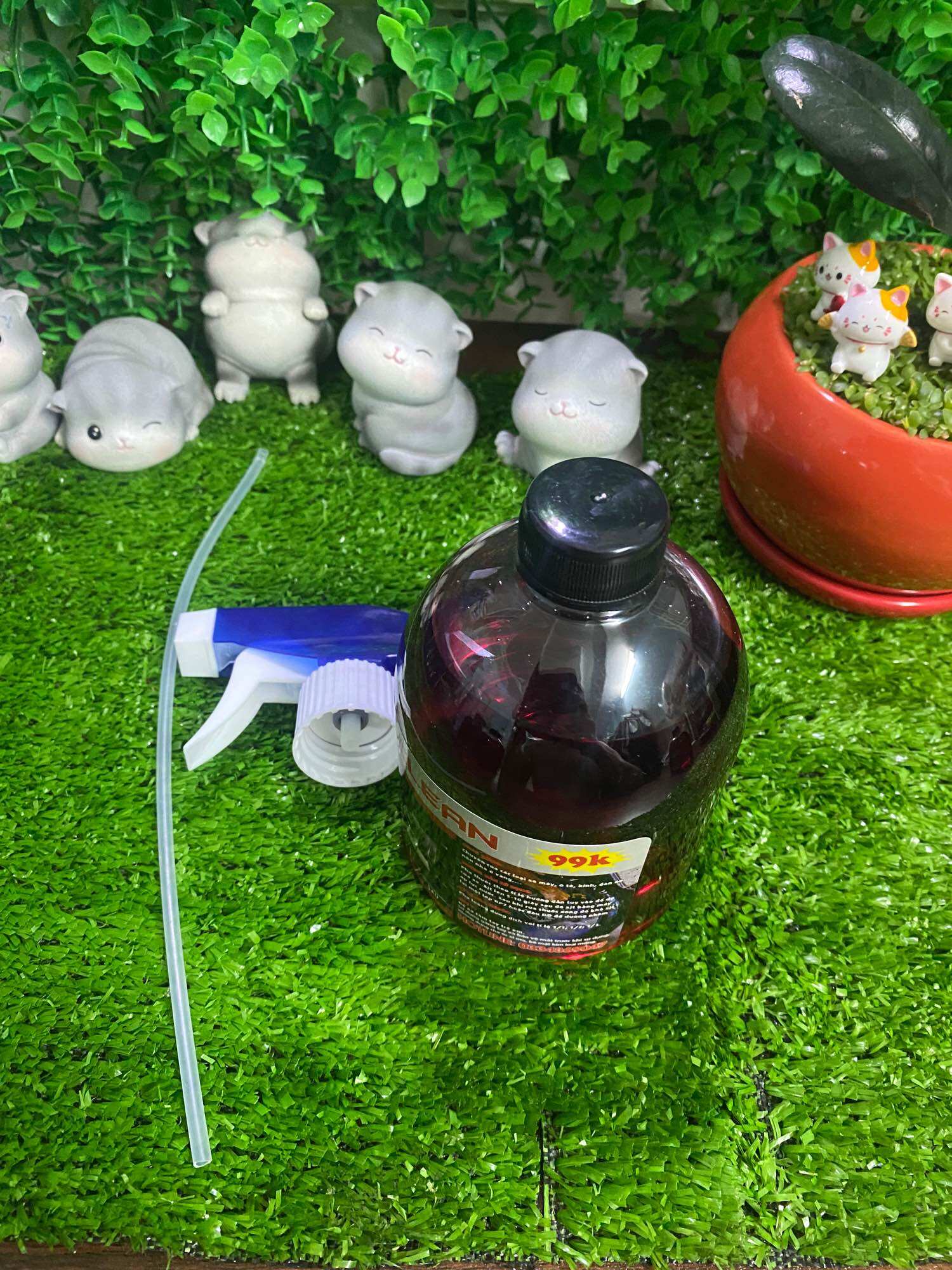 Dung dịch tẩy rửa lốc máy, đầu bò, gầm máy không chạm super clean