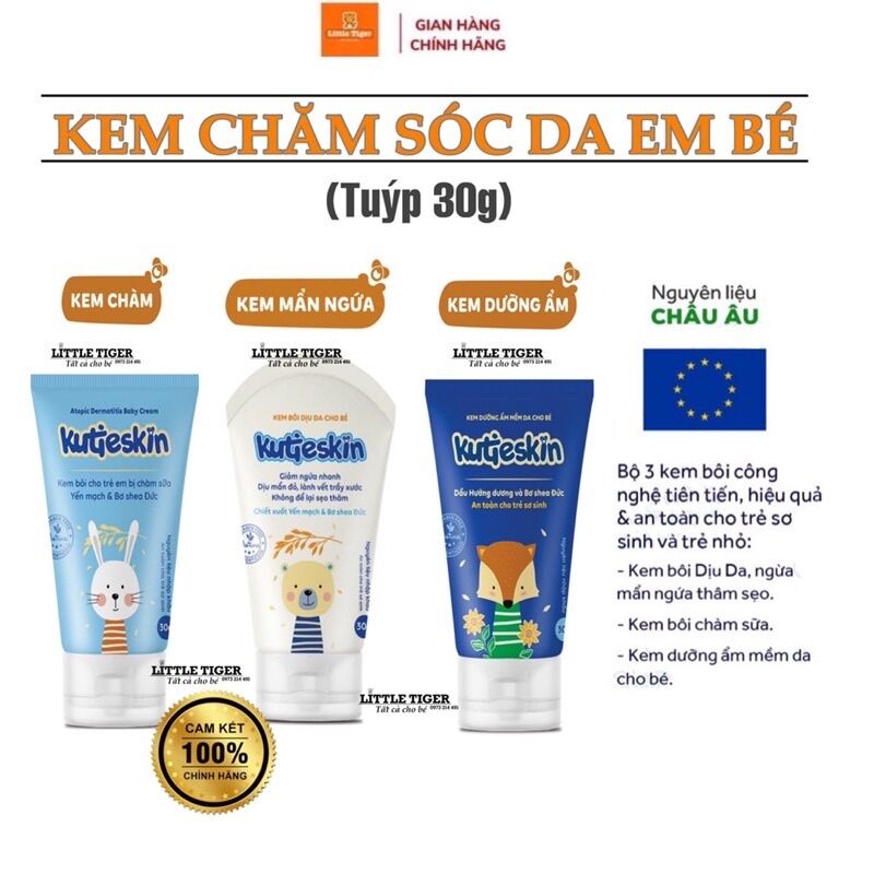 Kutieskin - kem bôi da tự nhiên chăm sóc làn da bé