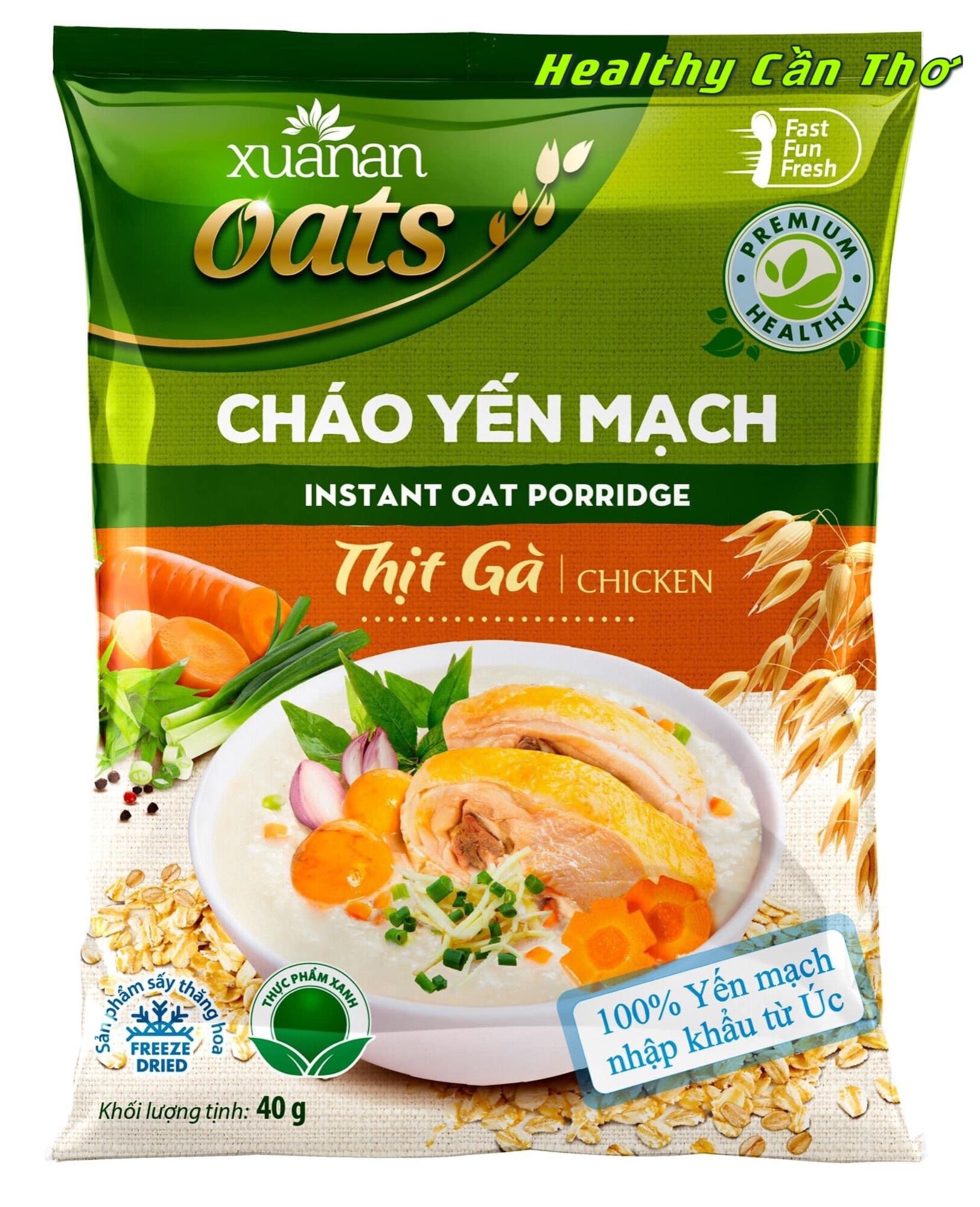 BÁO GIÁ Mua Khô Gà | Shopee Lazada Sendo Tiki mới nhất 48 Cháo Yến Mạch Thịt Gà Xuân An- Mua 6 Tặng 1
