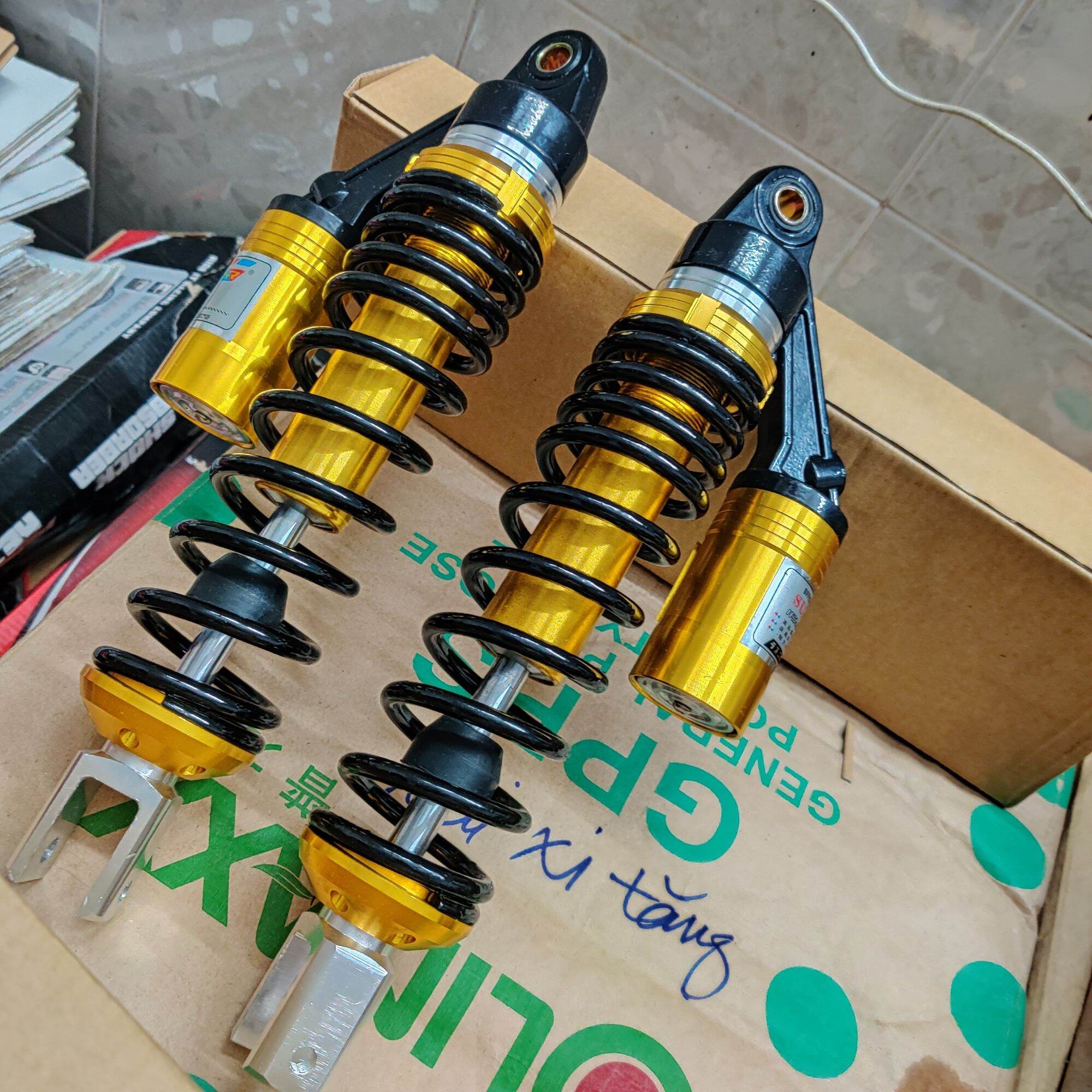 [HCM]phuộc Ohlins bình dầu vàng gắn Airblade PCX Nouvo LX