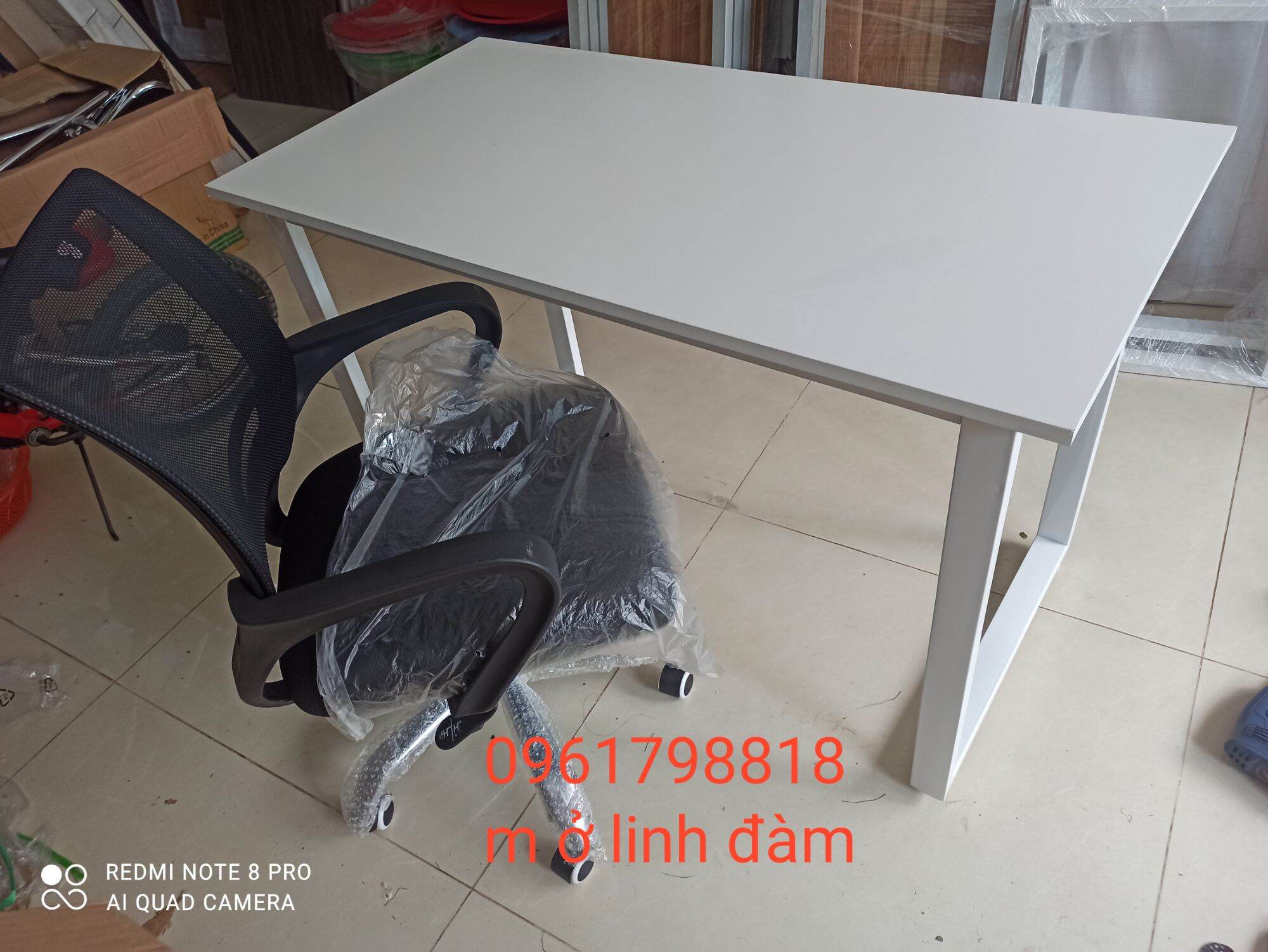 Bàn làm việc chân U kt 60×120×75