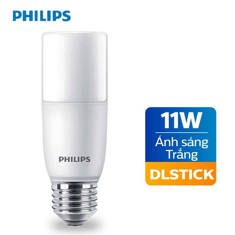 Bóng led stick 11w e27 philips. bóng led trụ 11w philips. sản phẩm chính hãng philips.