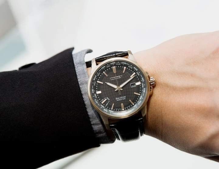 Đồng hồ nam Citizen dây da, size 41mm