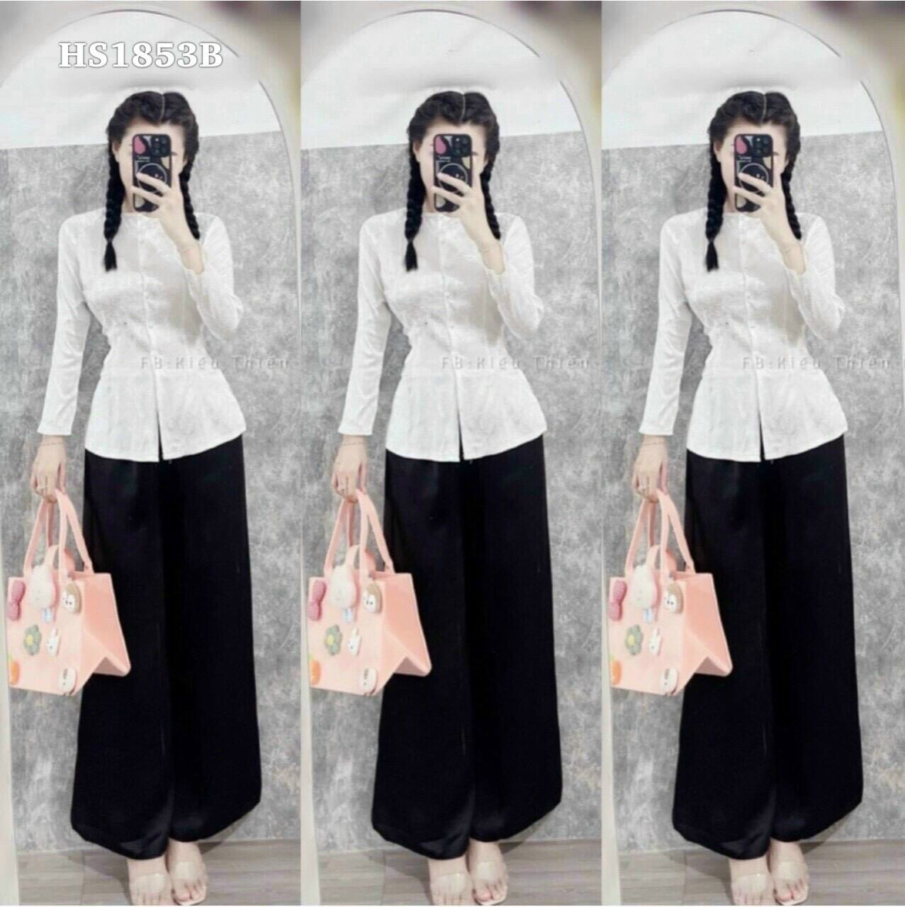 Set bộ áo bà ba gấm kèm quần phi lụa