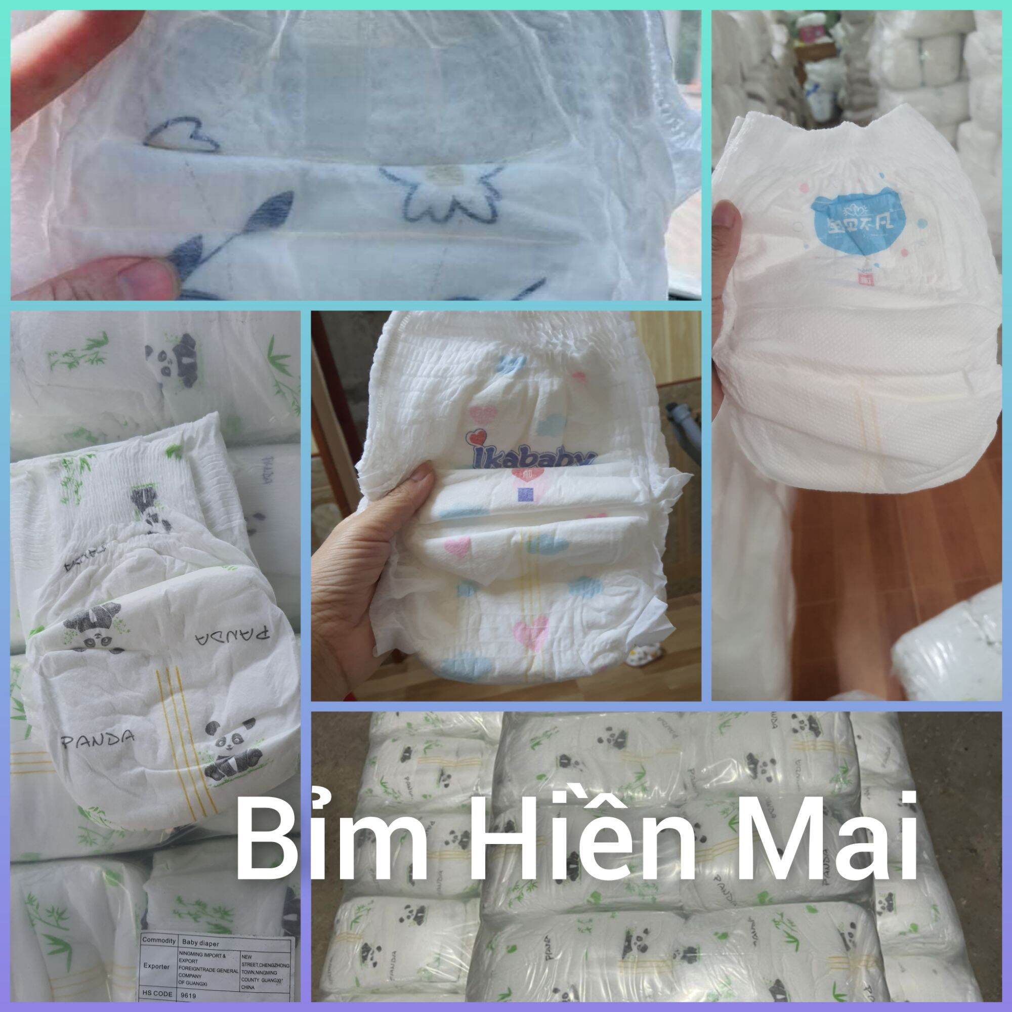Bỉm trần siêu siêu rẻ combor 100 miếng bỉm quần.