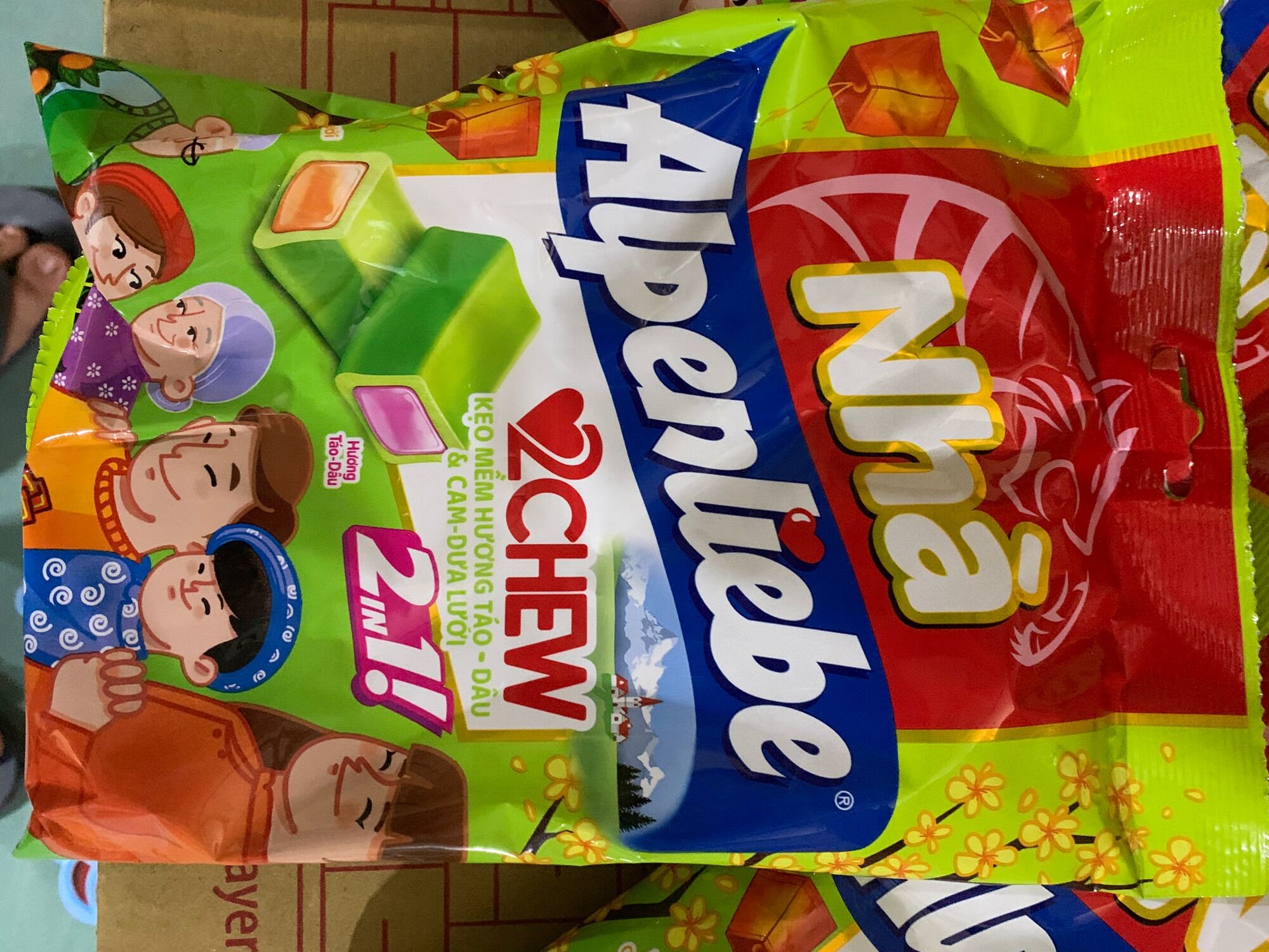 Kẹo Mềm  Alpenlibe 2 chew 2 vị