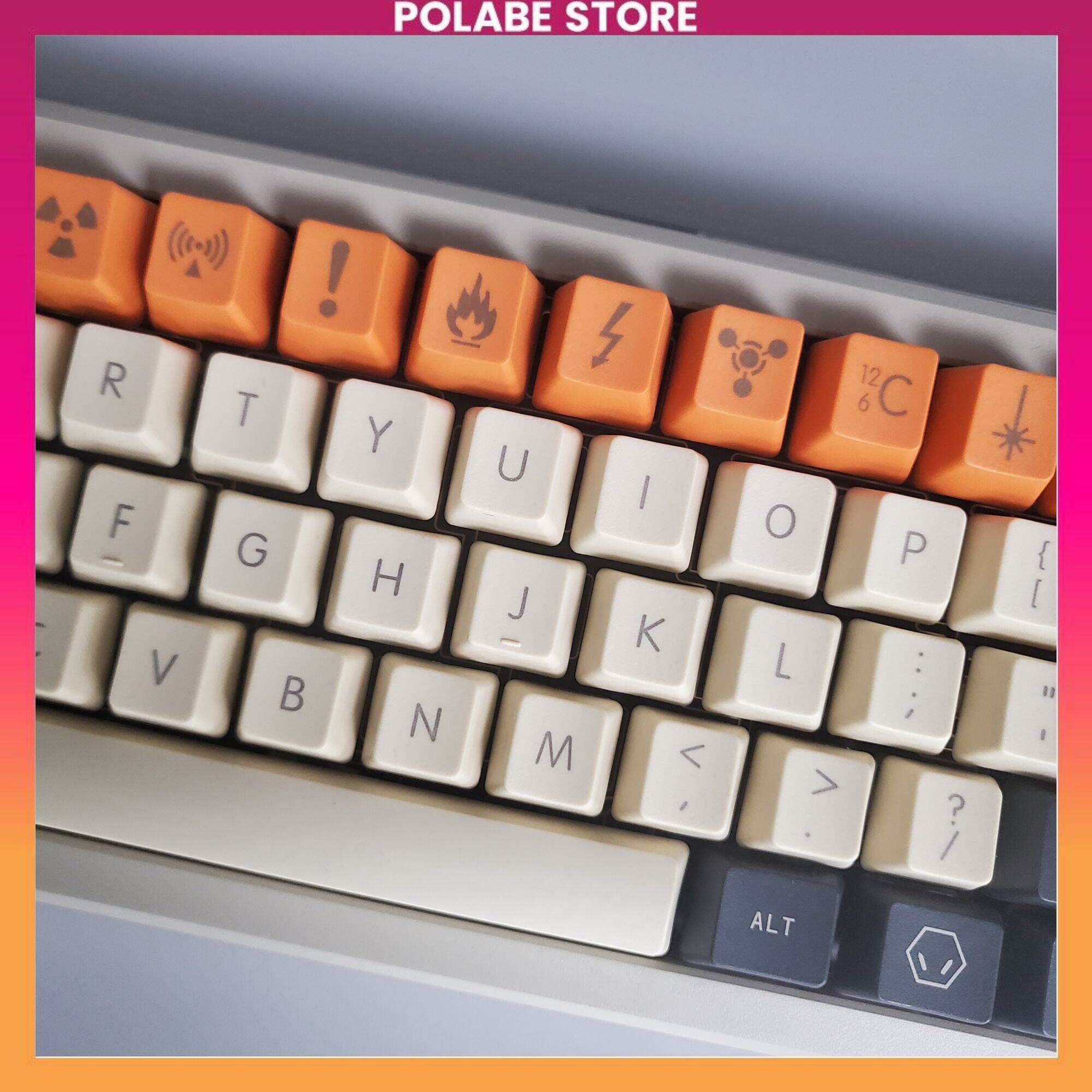 Keycap Carbon OEM Profile PBT bàn phím cơ - Polabe Store