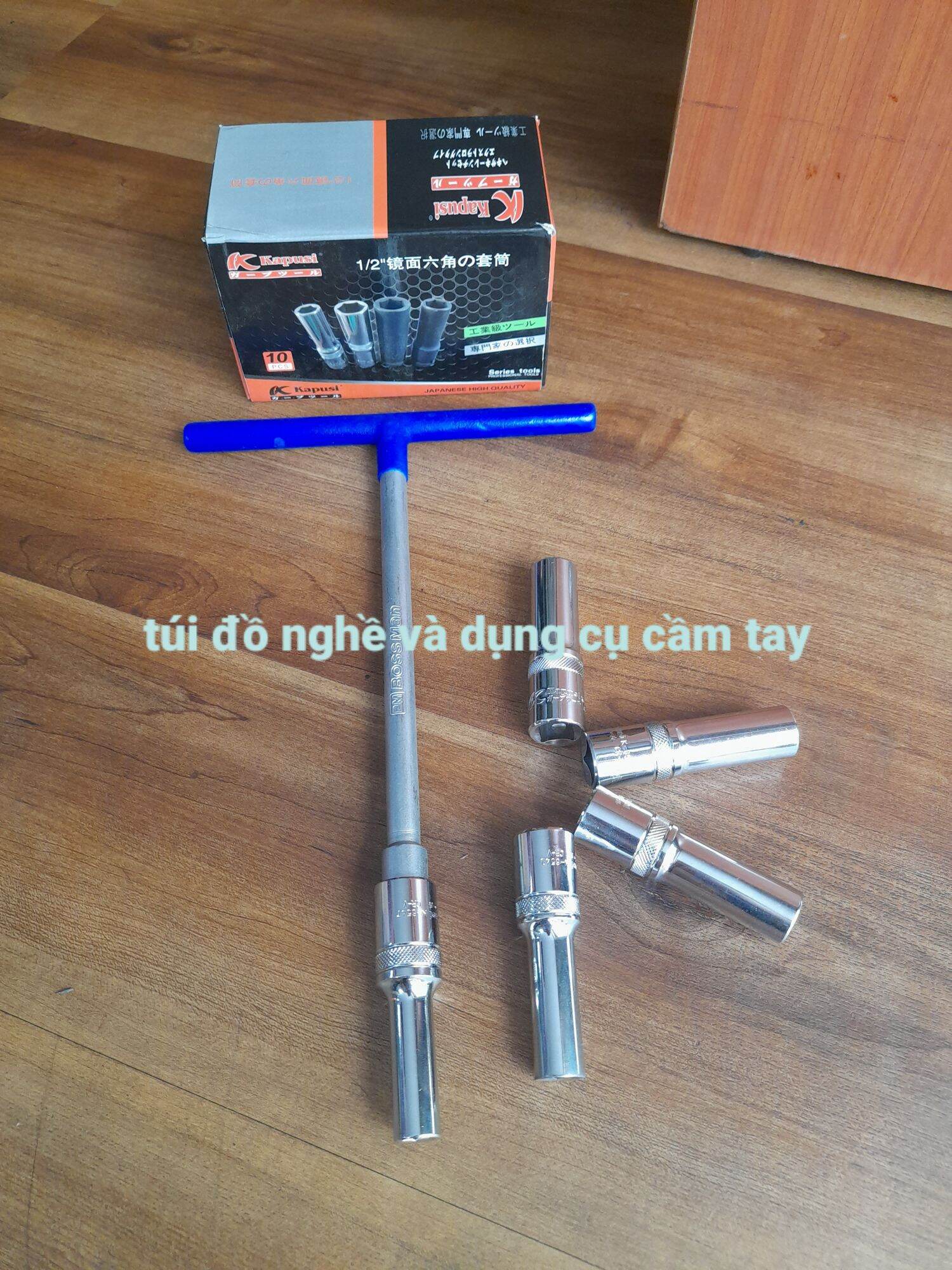COMBO bộ típ dài kapusi và cây T 1/2 bossman