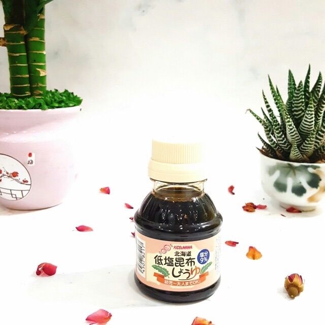 Nước tương giảm độ mặn tảo bẹ kid&mama