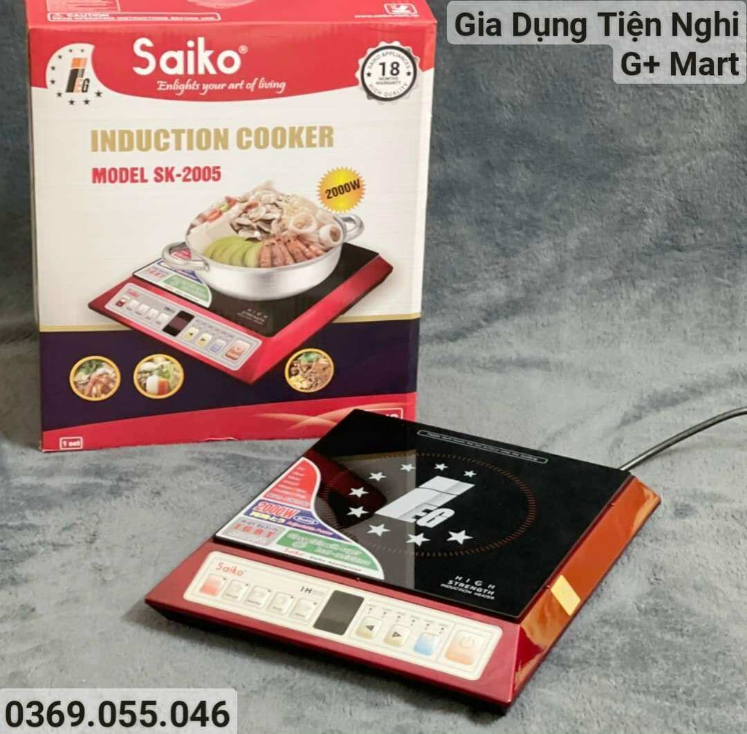 Bếp điện từ cao cấp saiko sk-2005 2000w bảo hành 18 tháng - giadungtiennghigmart